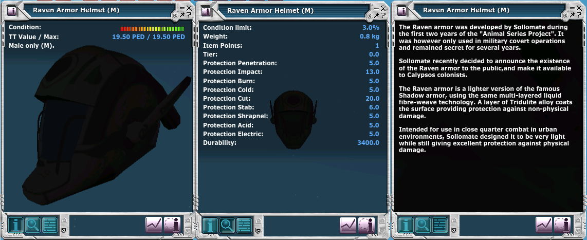 Raven Armor Helmet (M)